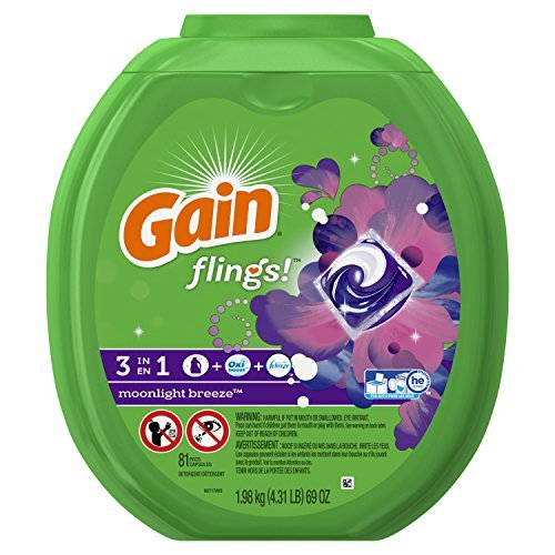 Gain Flings Laundry detergents