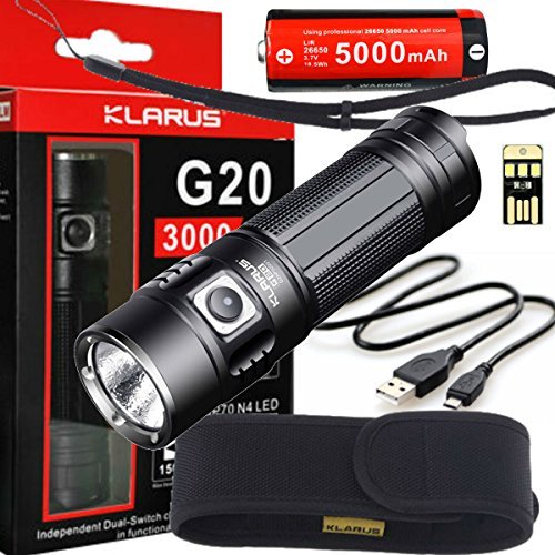Klarus G20 3000 Lumen Flashlight