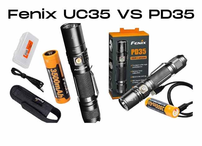 Fenix UC35 VS PD35